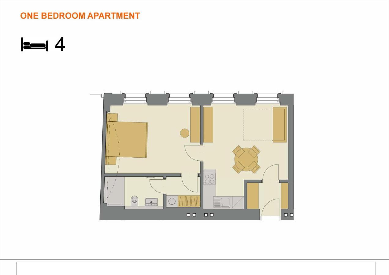 פראג Downtown Suites Rubesova מראה חיצוני תמונה